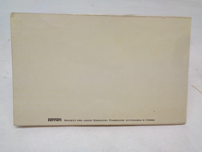 USED GENUINE Ferrari 1978 308 GTB/GTS Owners Manual Set R31 T1