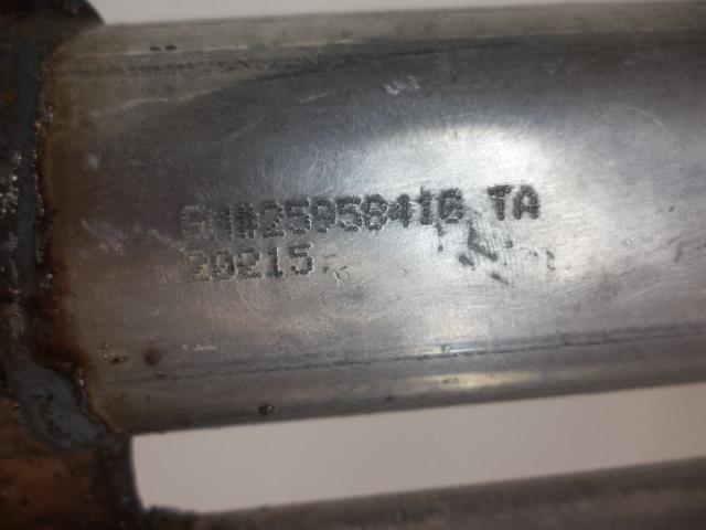 NEW OEM 2008-09' 6.2L V8 GM CORVETTE CATTED X-PIPE EXHAUST SYSTEM 25958410