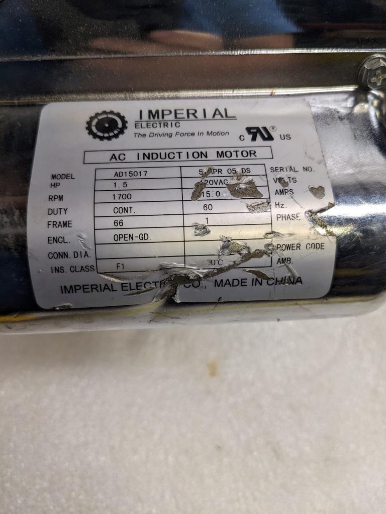 TRIPLE S 240-6512 MOTOR 120V FOR COUGAR 17 AND OTHER FLOOR MACHINE MODELS NEW H2