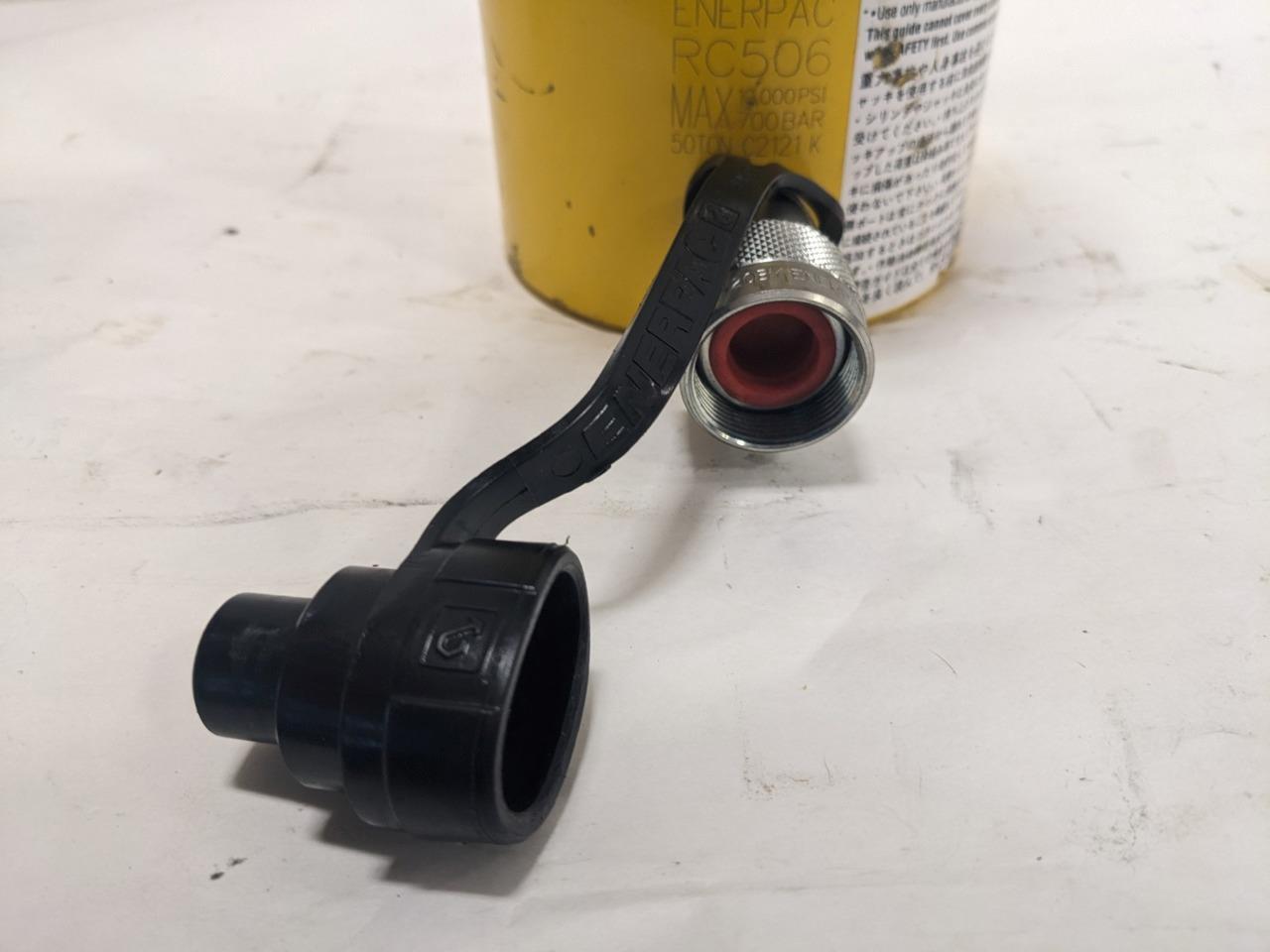 ENERPAC HYDRULIC RAM: SINGLE ACTING 50 TON NOMINAL CAPACITY RC506 BSRG5