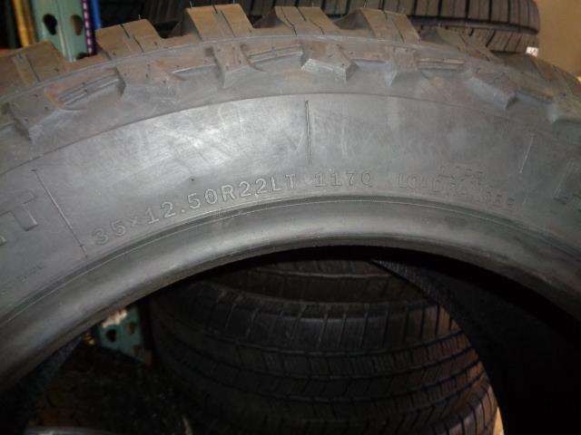 ROADONE AETHON BSW LT 35 12.50 22 117 LRE 10PLY TIRE AR1023 BQ4