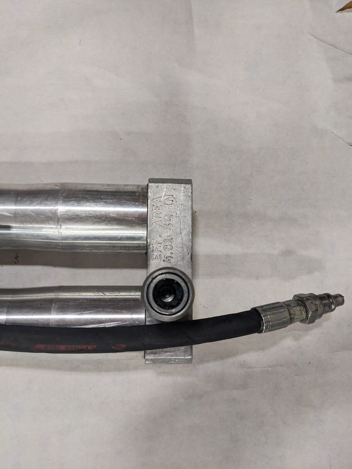 POWER TEAM SPX ELECTRIC HYDRAULIC PUMP PE550 W/ MR571 POST TENSION JACK