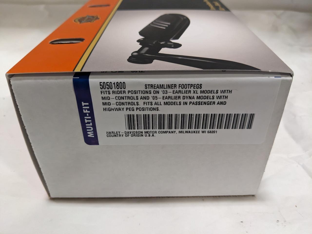 Harley Davidson 50501800 Streamliner Footpegs FOR 03-earlier XL models etc R21T4