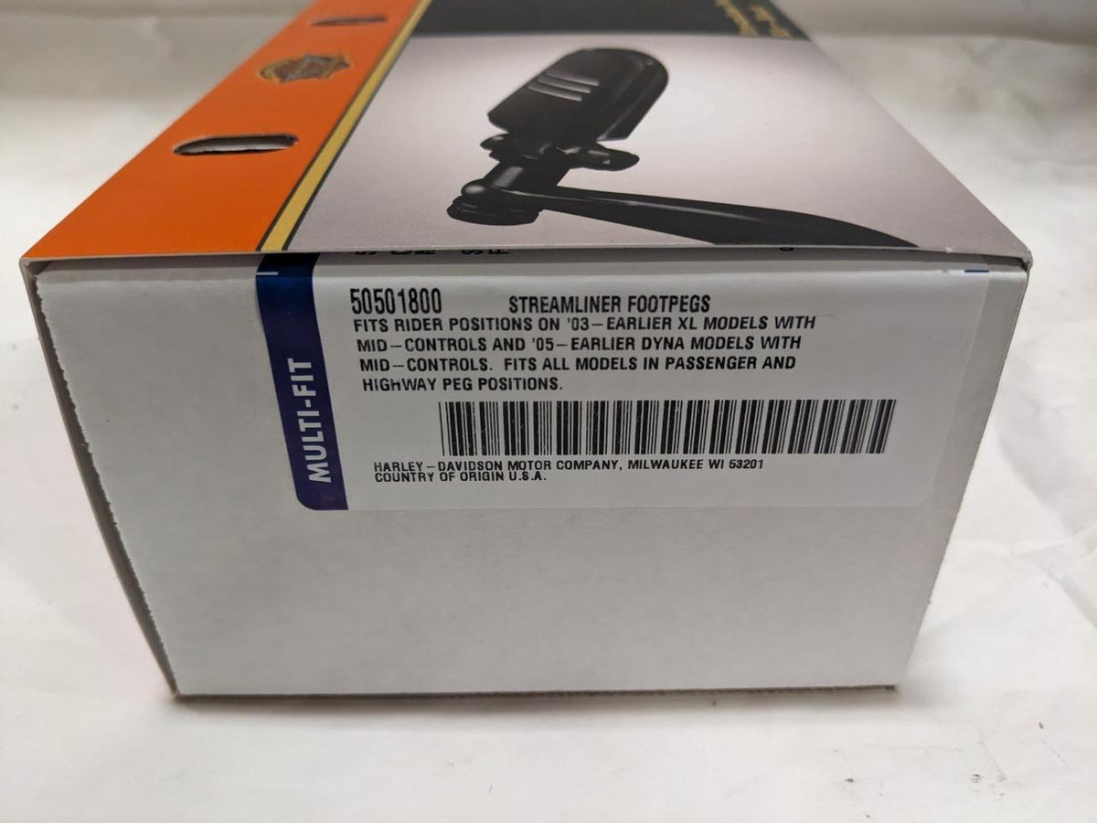 Harley Davidson 50501800 Streamliner Footpegs FOR 03-earlier XL models etc R21T4