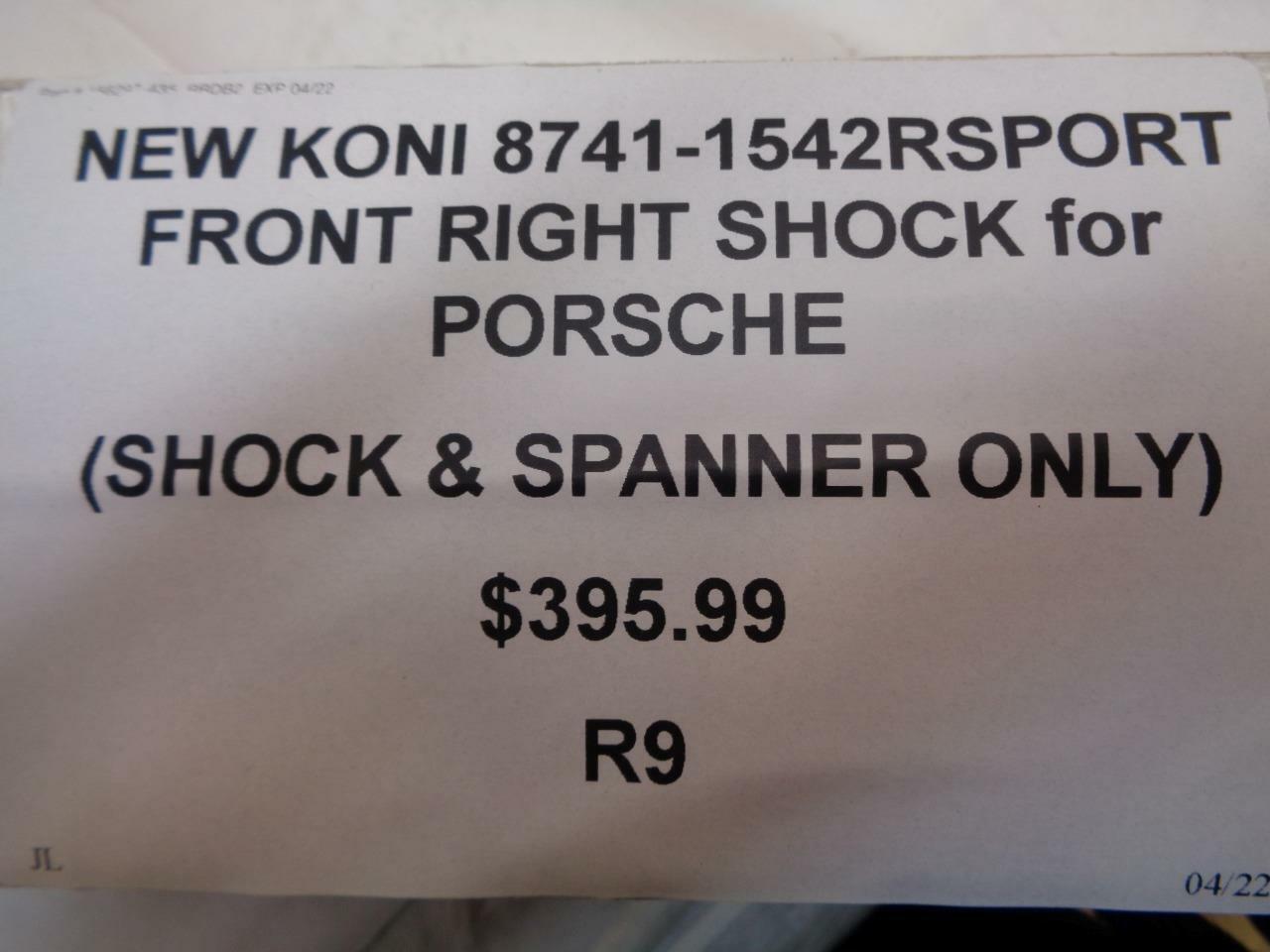 NEW KONI 8741-1542RSPORT FRONT RIGHT SHOCK for PORSCHE (SHOCK & SPANNER ONLY) R9