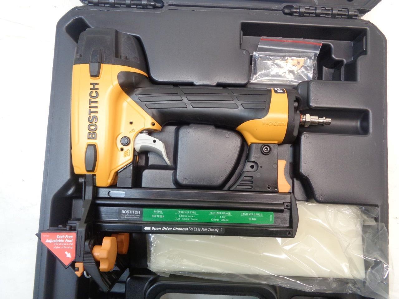 NEW BOSTITCH 1.5" 18 GAUGE FLOORING STAPLER EHF1838K BSR35
