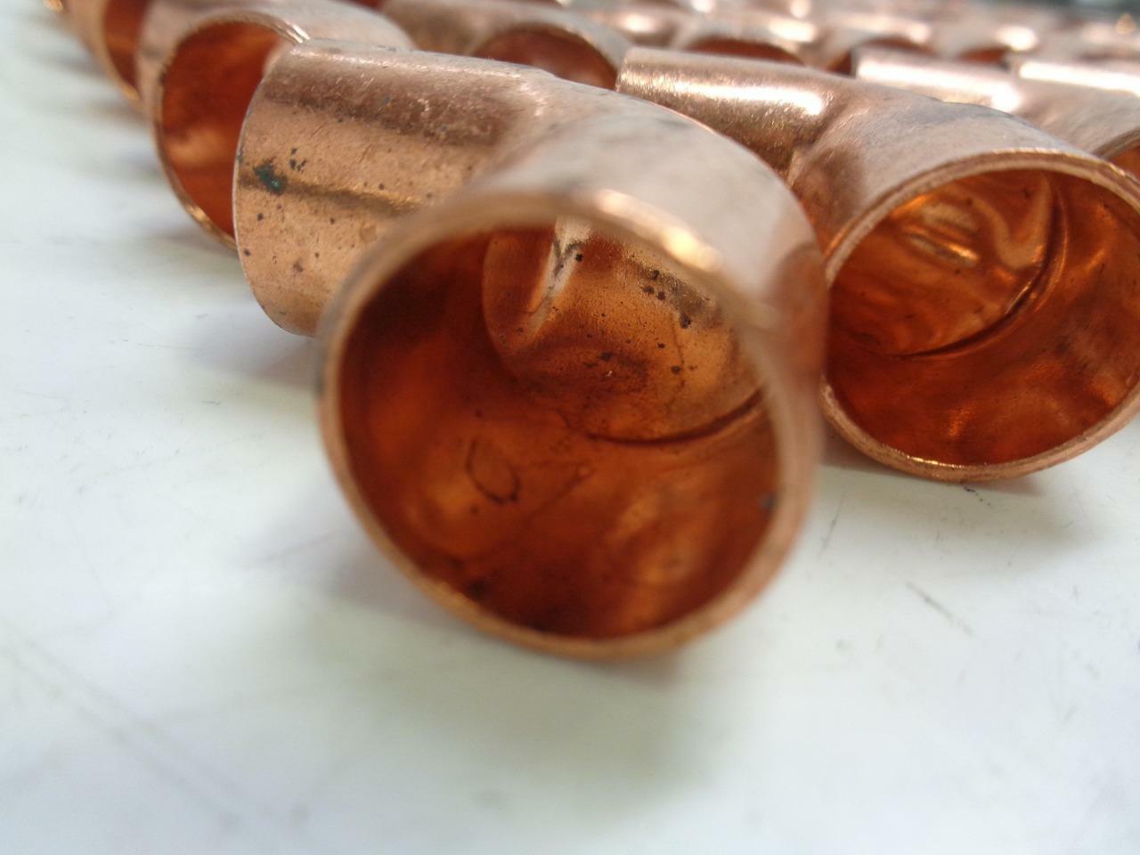 1 NEW 40 PACK MUELLER/NIBCO 1/2" WROT COPPER 90 DEGREE ELBOW CxC R10TC