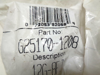 1 NEW PACK OF 3 GATES G25170-1208 HYDRAULIC HOSE FITTING R10TD