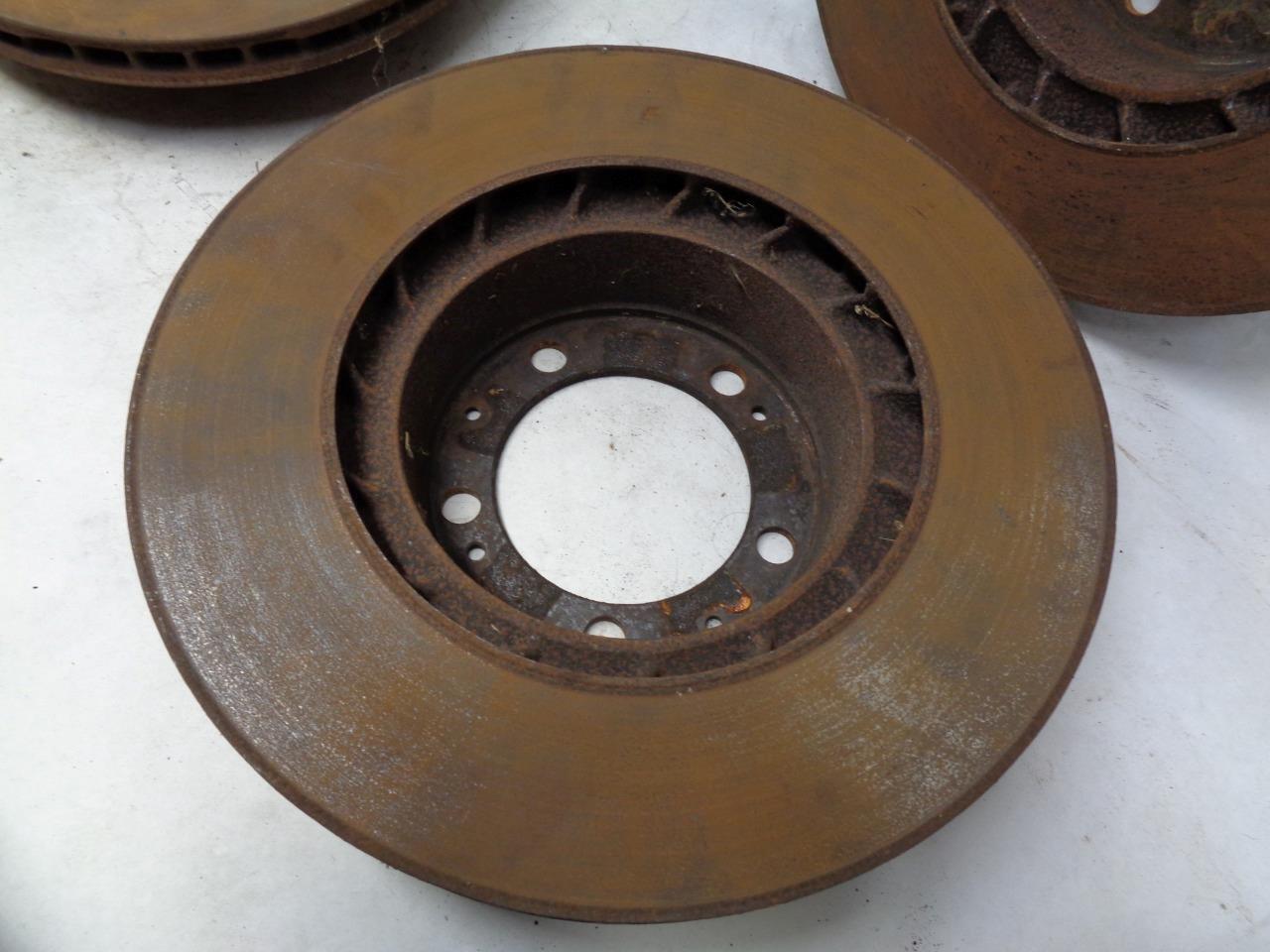 FULL SET USED GENUINE PORSCHE 928 92-95 DISC BRAKE ROTORS 928 351 045 01