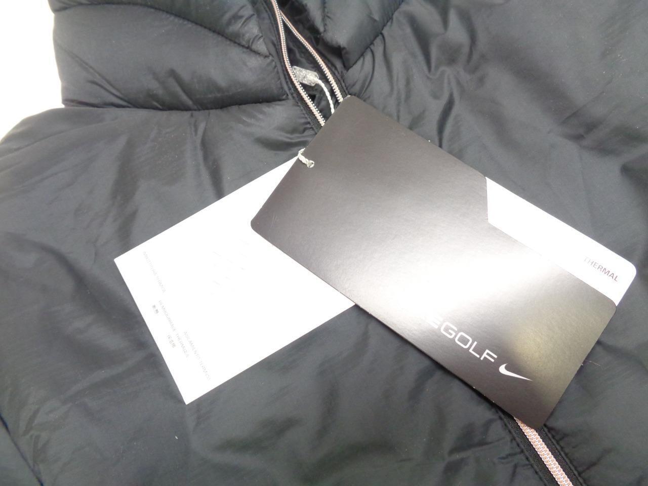 NEW GENUINE WOMENS NIKE BLACK GOLF JACKET SIZE LARGE 418572 010 SR