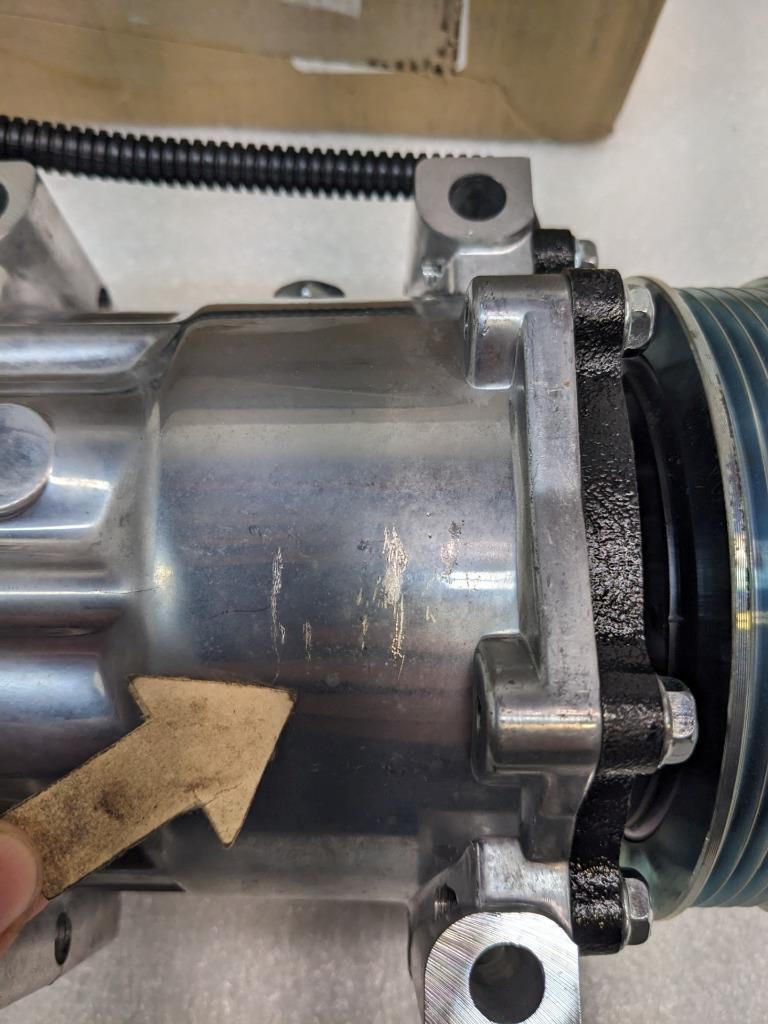 7H15 AC COMPRESSOR 77595 W/ 6 GROOVE CLUTCH FOR PETERBILT KENWORTH TRUCKS NEW R1