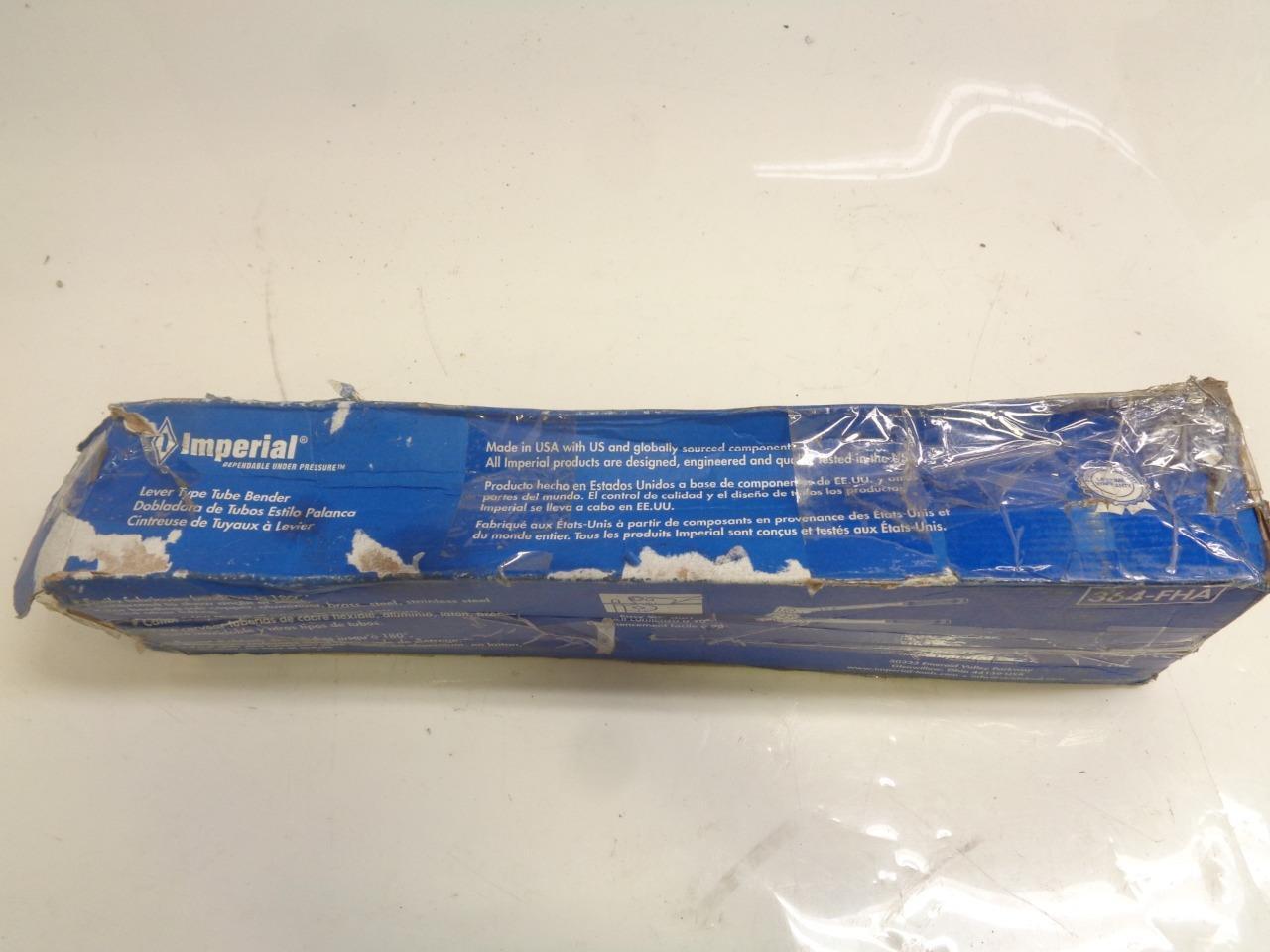 NEW IMPERIAL LEVER TYPE TUBE BENDER 364-FHA R22