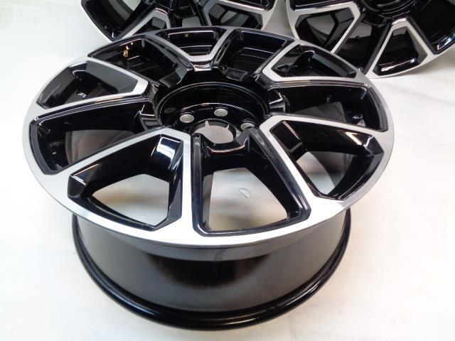 NEW '21-'23 CHEVY TAHOE WHEEL SET MACHINED BLACK 22x9 ET25.4 6x139.7 84434521 SR