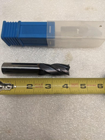 NIAGARA CUTTER SQUARE END 3/4" DIAM 2-1/4" 4 FLUTE SOLID CARBIDE NEW R29