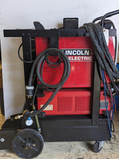 LINCOLN ELECTRIC ASPECT 375 AC/DC READY-PAK WELDING CART K3950-1 BAY3