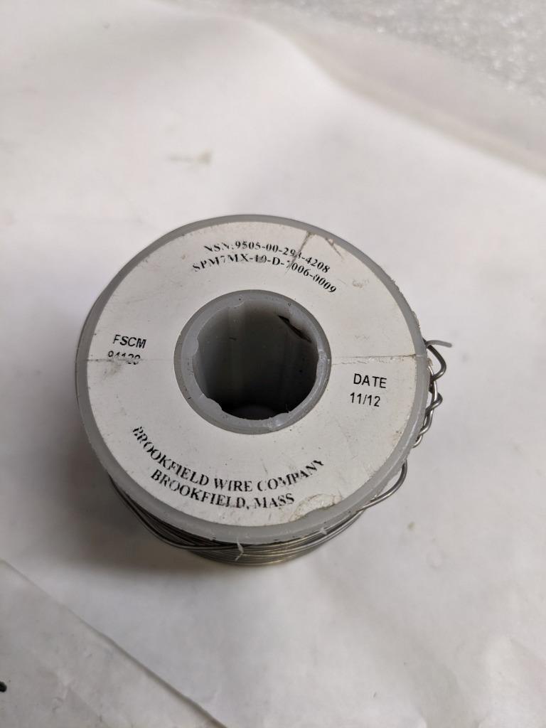 NONELECTRICAL WIRE STEEL CRES ALLOY DIAM .32 1 LB NEW R5