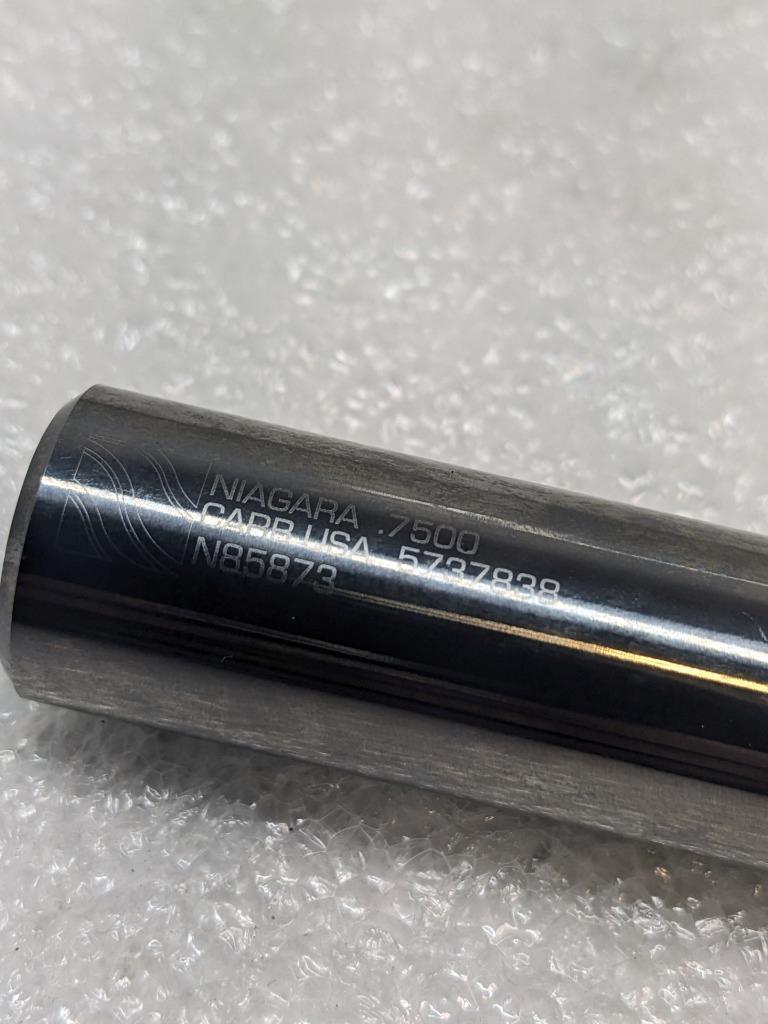 NIAGARA CUTTER SQUARE END 3/4" DIAM 2-1/4" 4 FLUTE SOLID CARBIDE NEW R29