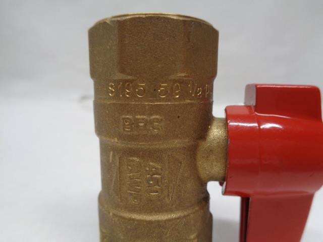NEW BRS GAS BALL VALVE 3/4" 450 CWP S195 5G R22T9