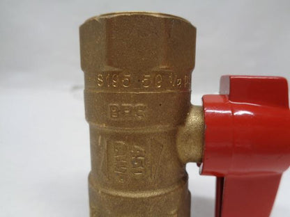 NEW BRS GAS BALL VALVE 3/4" 450 CWP S195 5G R22T9