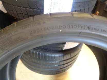 1 NEW TIRE MICHELIN PILOT SUPER SPORT 295 30 20 101Y XL 940928
