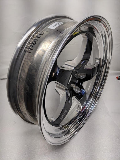 1 WELD 71HB8050A21A S71 WHEEL 18X5 5X114.3 ET-23 BLACK CENTER POLISHED NEW B2