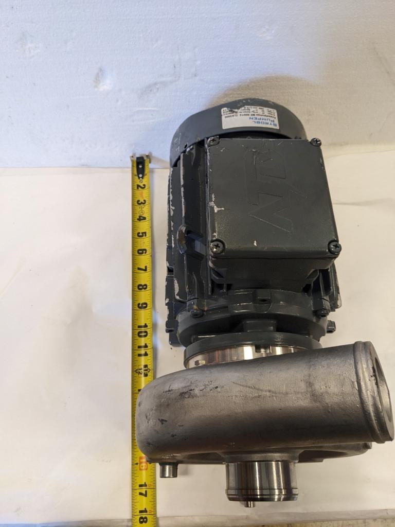 ATB MOTORS GEAR MOTOR 3 PHASE 2/4 POLE 460/266V .33/.57A AC 3 PH-MTR BSRG4