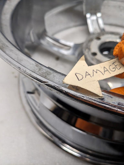 PAIR OF LEXANI LX-6 CHROME CUSTOM WHEELS 20X8.5 ET15 5X115 DISCONTINUED USED B2