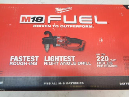 BRAND NEW MILWAUKEE M18 FUEL RIGHT ANGLE DRILL 1/2" HOLE HAWG 2807-20 BSR35