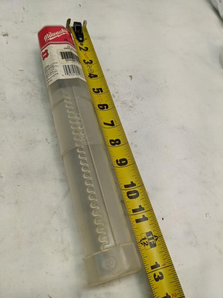 MILWAUKEE SDS-MAX 12" SDS MAX SHANK DRILL BIT ADAPTER 48-03-3561 NEW