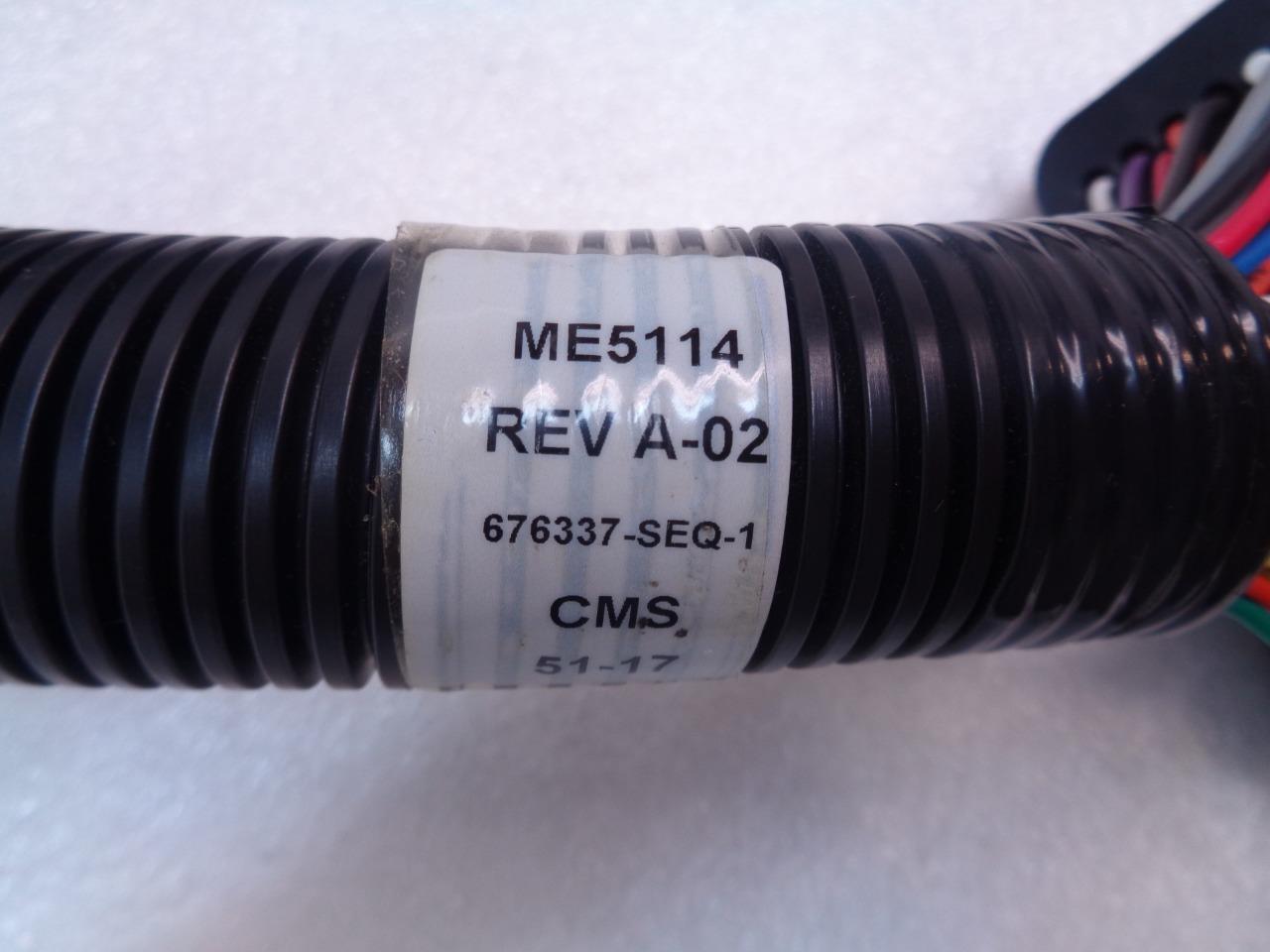 NEW MAIN WIRING HARNESS ME5114 676337-SEQ-1 W/ EATON BUSSMANN 15303-5 R12