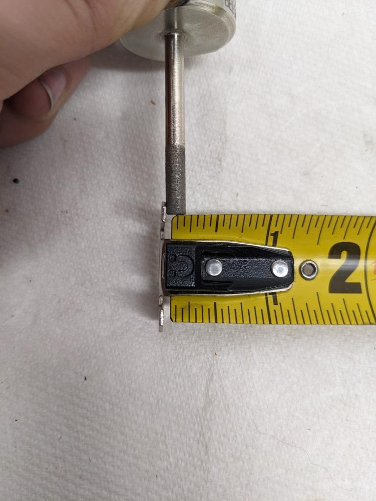 CRL HBT316 378438 3/16" HBT BELGIAN THREAD ELECTRO-FORMED DIAMOND DRILL NEW D0