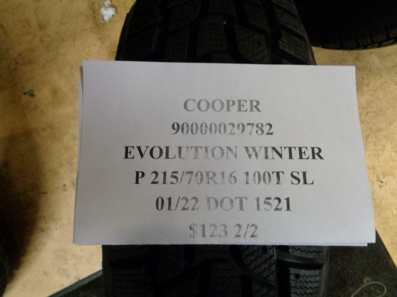 1 New Cooper Evolution Winter 215/70R16 100T SL 90000029782