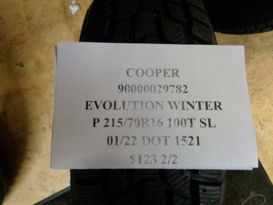 1 New Cooper Evolution Winter 215/70R16 100T SL 90000029782
