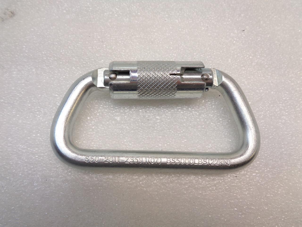 NEW CLIMBING GRADE CARABINER S50-2001 3600LBS GATE/5000LBS BODY STRENGTH R22T7
