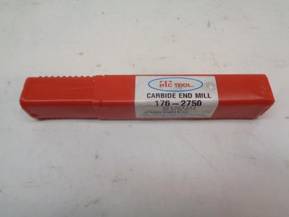 HTC TOOL CARBIDE END MILL 2FL SE SQ BRITE 176-2750 R29