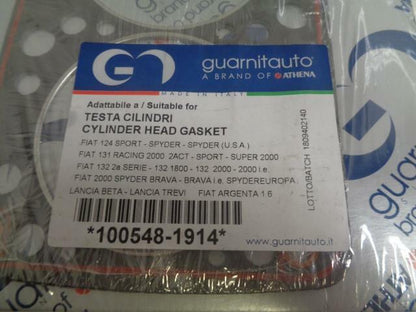1 NEW GUARNITAUTO 100548-1914 CYLINDER HEAD GASKET FOR FIAT/LANCIA R11