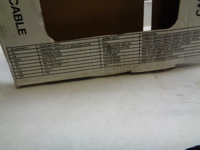 UFLEX UNIVERSAL CONTROL CABLE STAINLESS STEEL CORE 31 FEET C8X31 R9