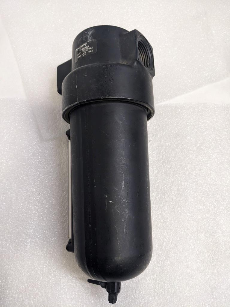 NORGREN GENERAL PURPOSE FILTER-MANUAL DRAIN- METAL BO-F17-800-M3DA USED R6
