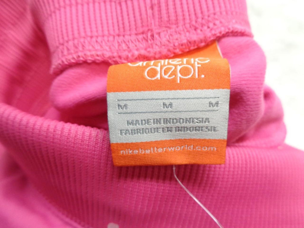 PAIR NEW NIKE WOMENS THE ATHLETIC DEPARTMENT 521901 PINK TRACK PANTS MEDIUM SR