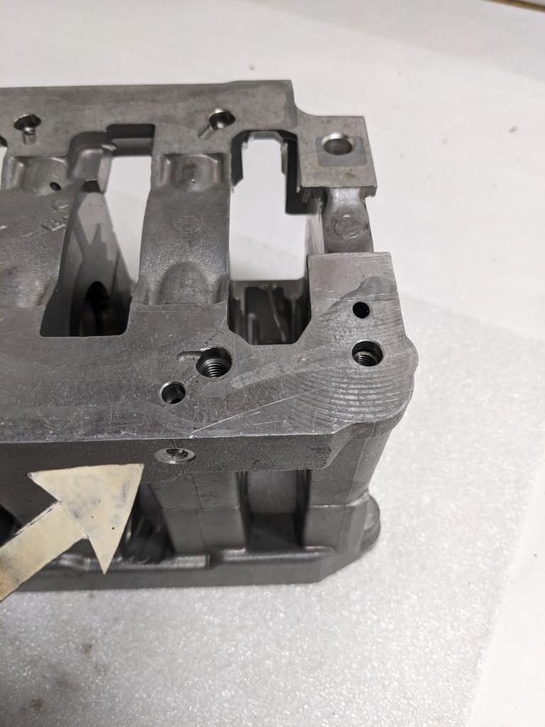 PORSCHE 9961011583R 9961011573R CRANKSHAFT CASE FOR 03 BOXSTER 986 2.7L USED 12