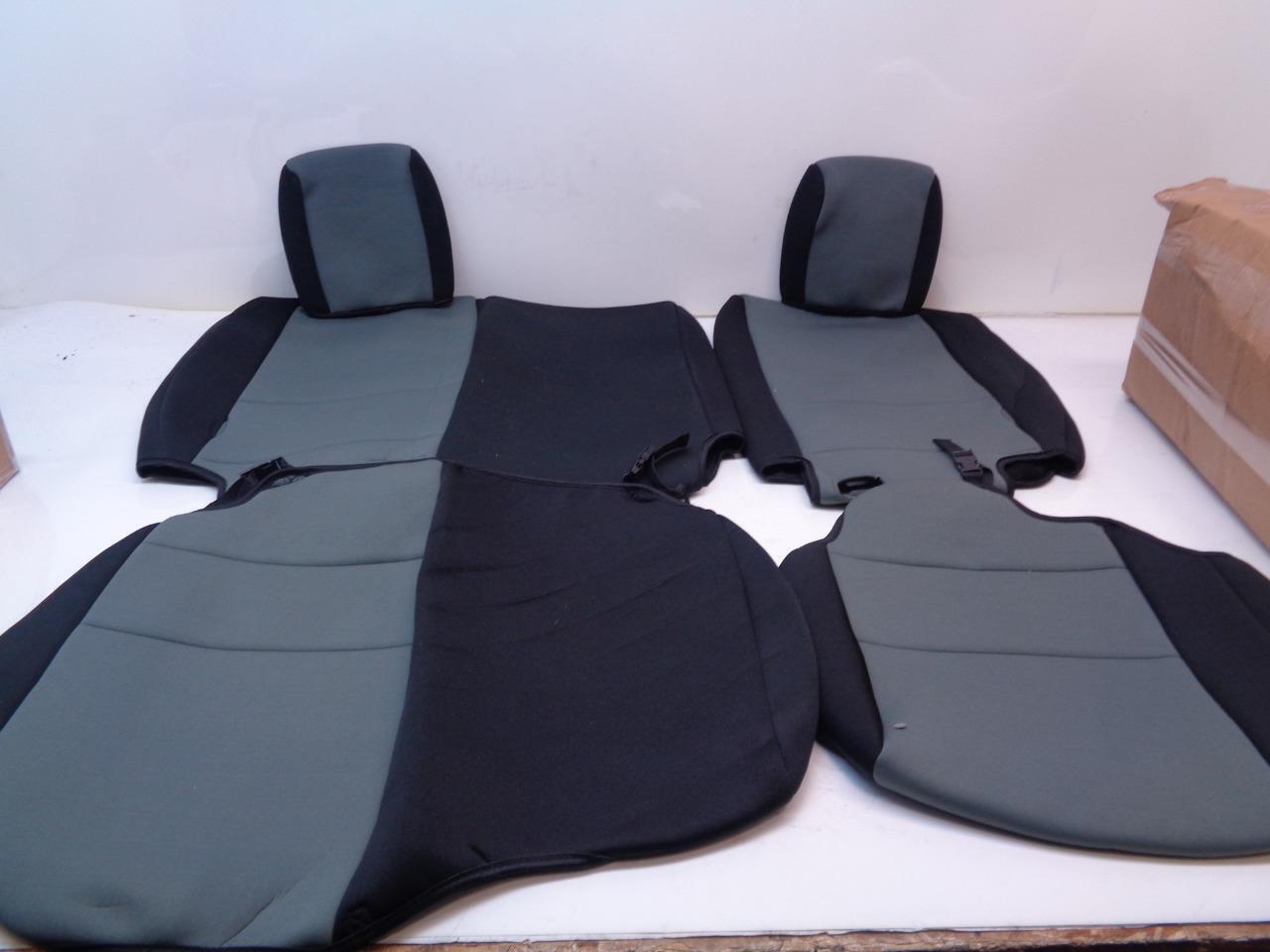 NEW UNIVERSAL NYLON PADDED GREEN SEAT COVERS SR