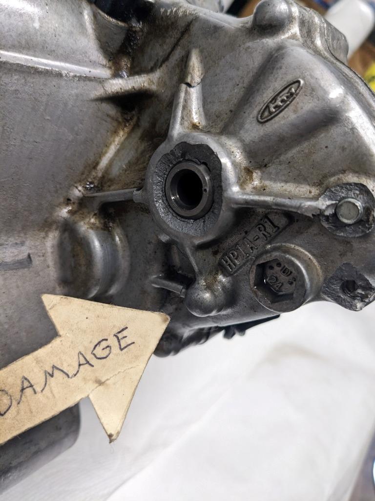 DAMAGED HONDA ATV ENGINE FOR 2004-2005 HONDA SPORTRAX 450 TRX450R 2X4 USED B2