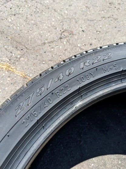 4 PIRELLI SCORPION VERDE AS  LAND ROVER PNCS P 275 40 22 108Y XL TIRES 2450900