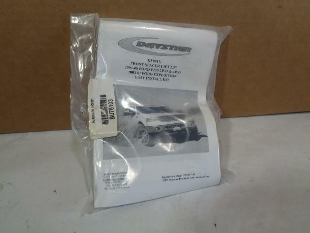 1 NEW DAYSTAR 04-08 FORD F150 LEVELING KIT KF09111BK R9