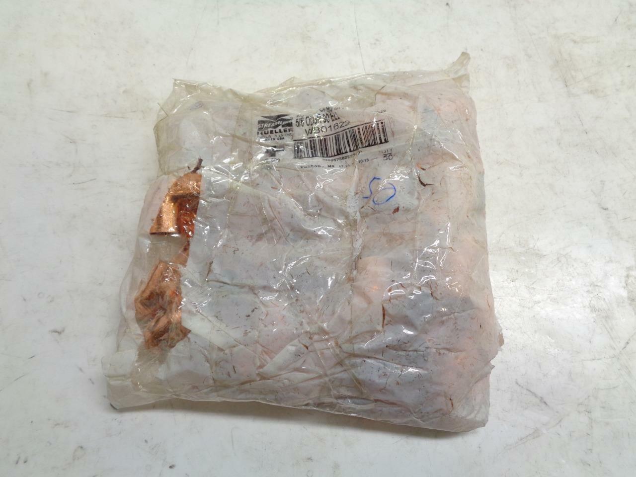 1 NEW 50 PACK MUELLER W01622 1/2" WROT COPPER 90 DEGREE ELBOW CxC R10TC