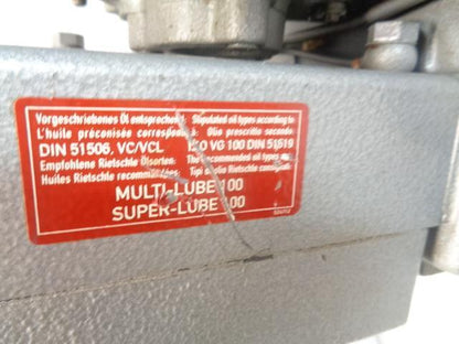 RIETSCHLE THOMAS VACUUM PUMP 601746780001 USED J1