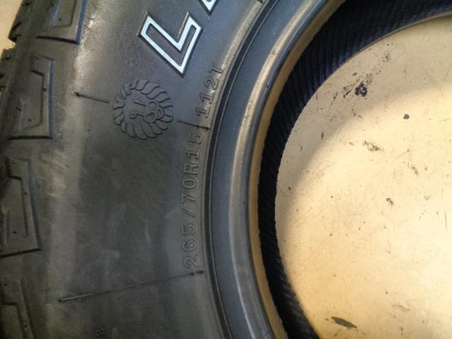 LEAO LION SPORT A/T OWL P 265 70 15 112T SL TIRE 221009242 BQ4