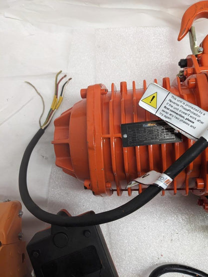PROWINCH PWR05i 1/2 TON ELECTRIC CHAIN HOIST 2 SPEED 20FT G100 CHAIN NEW BSR3.1