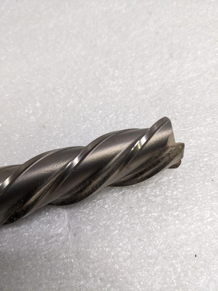 BRUBAKER TOOL 85367 LH END MILL M42 4-FLUTE T350G25-46L 1" DIA. W/N NEW R22T5