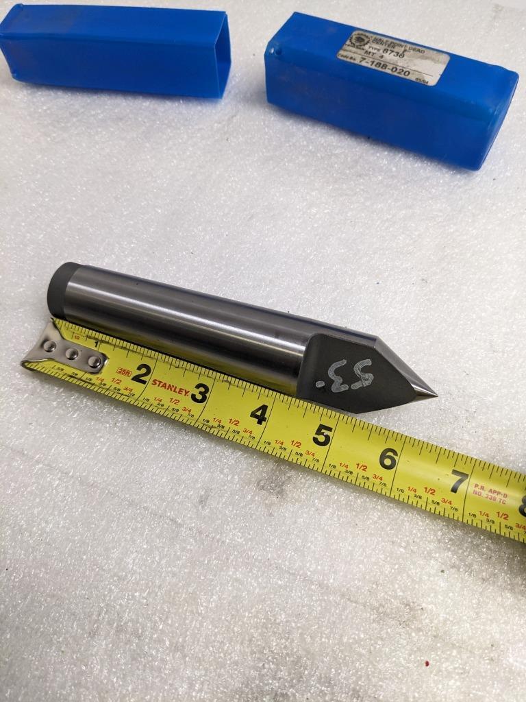 BISON 8730-4 HALF POINT DEAD CENTER SOLID MT4 TAPER MORSE 7-188-020 NEW R22T5